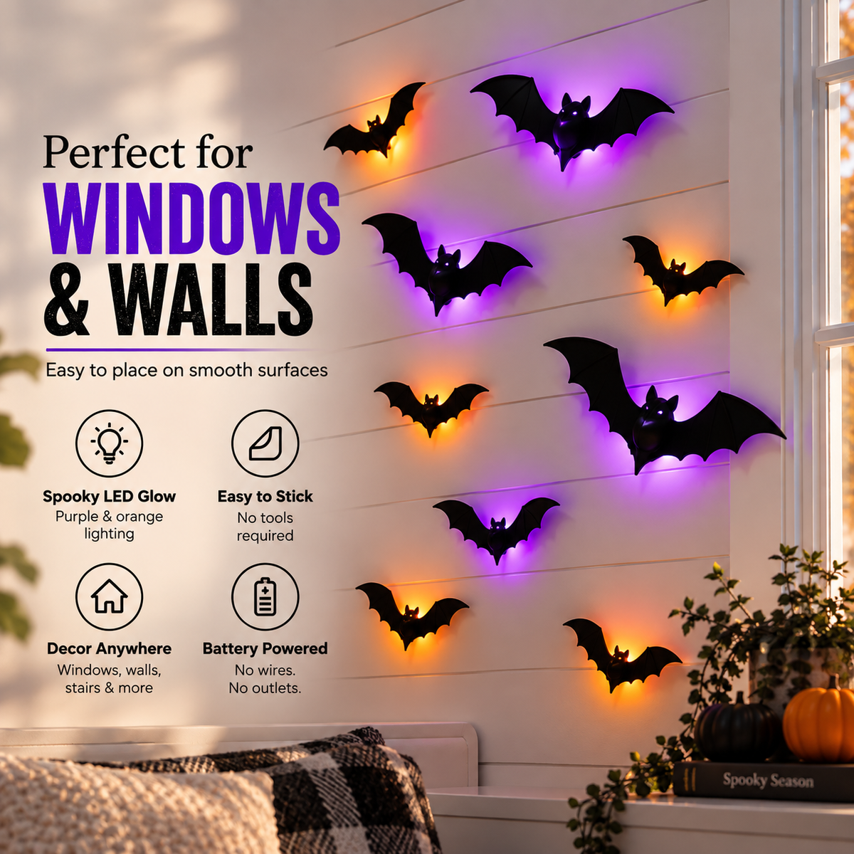 LED GLOW BATS